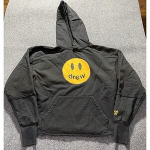 Drew House Deconstructed Mascot Hoodie Black Men Adult XS Oversized